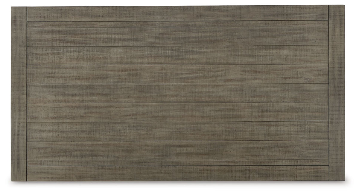 Krystanza - Rectangular Dining Room Table - Weathered Gray by Ashley – view 4