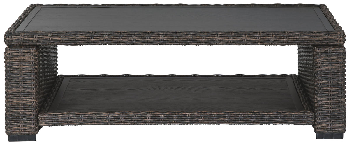 Grasson Lane - Rectangular Cocktail Table - Brown by Ashley – view 4