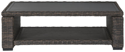 Grasson Lane - Rectangular Cocktail Table - Brown by Ashley – view 4