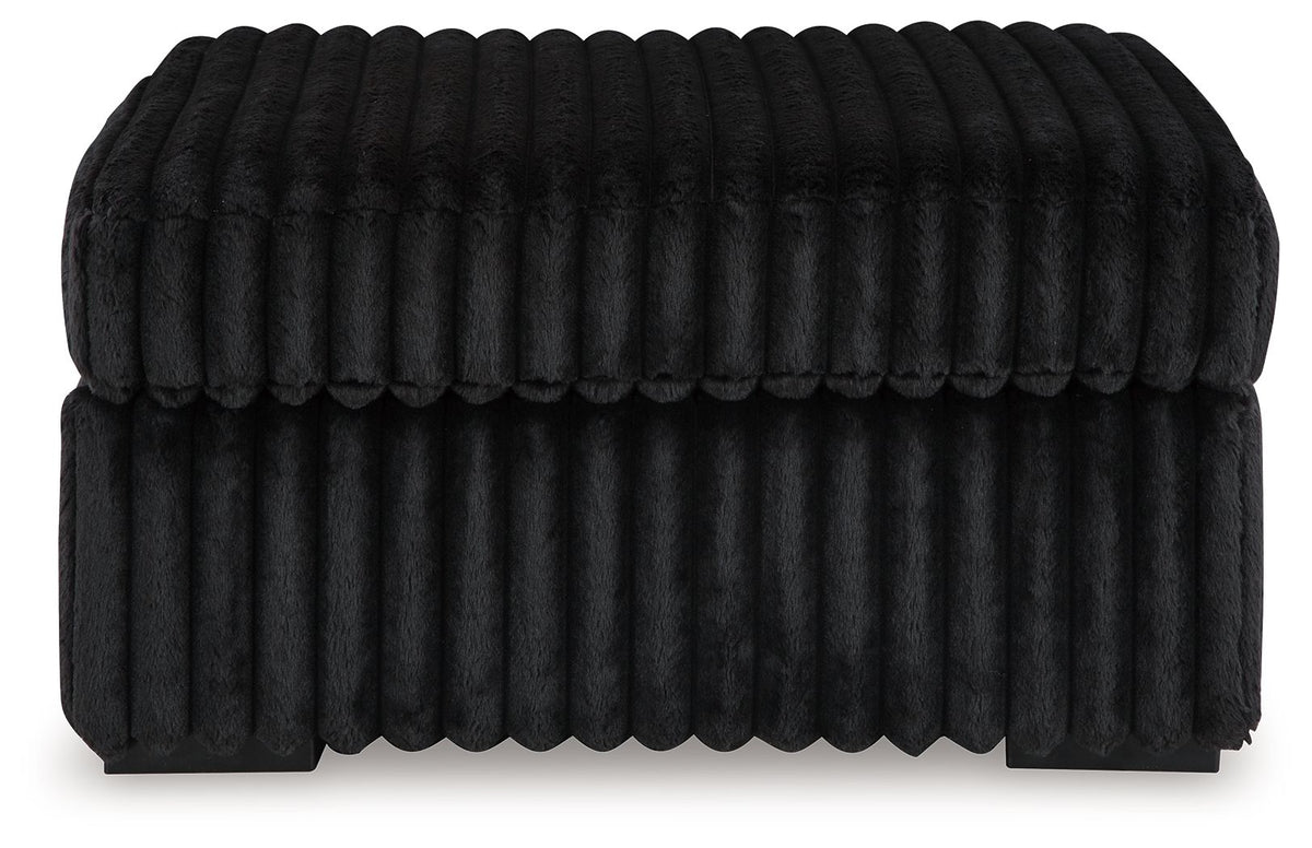 Midnight-Madness - Oversized Accent Ottoman by Ashley – view 11
