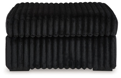 Midnight-Madness - Oversized Accent Ottoman by Ashley – view 11