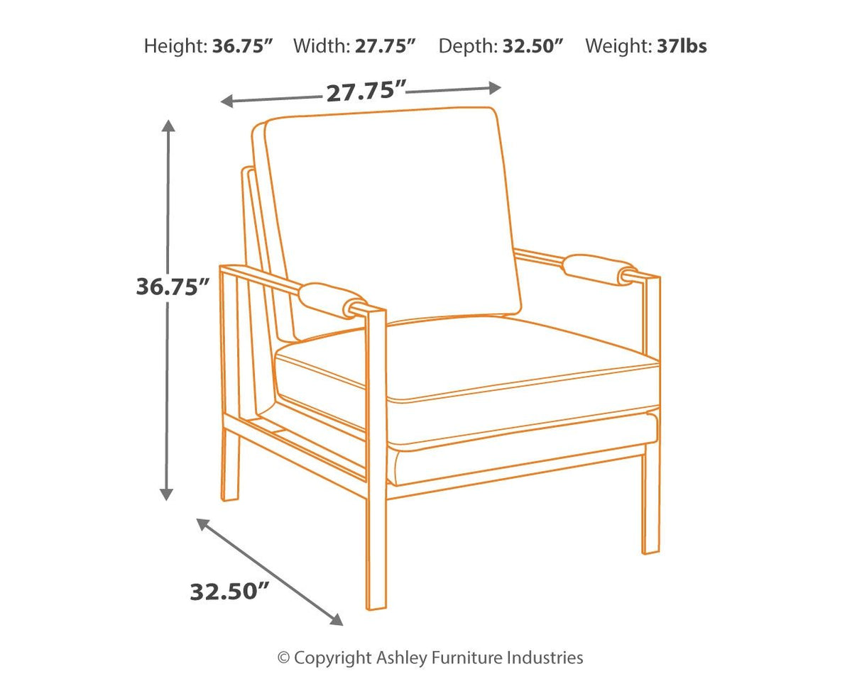 Peacemaker - Accent Chair - Brown by Ashley – view 4