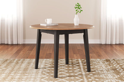 Gesthaven - Round Dining Room Drop Leaf Table by Ashley – view 16