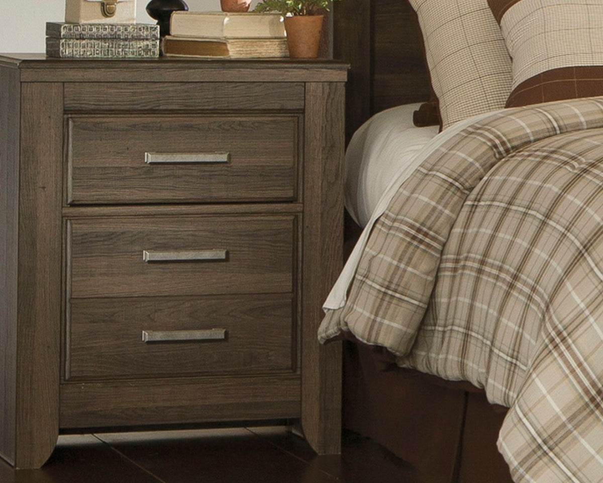 Juararo - Two Drawer Night Stand - Dark Brown by Ashley – view 4