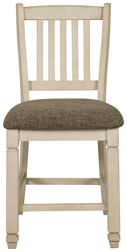Bolanburg - Upholstered Barstool (Set of 2) - Beige by Ashley – view 4