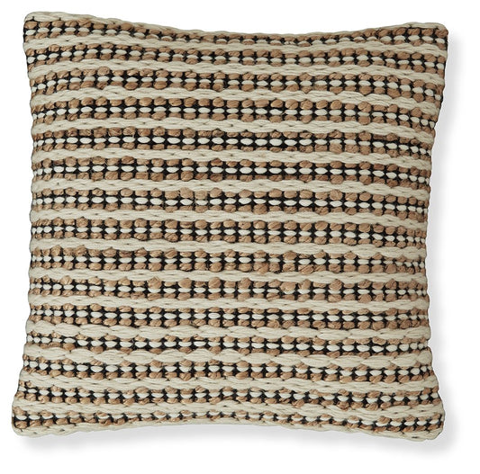 Nealington - Pillow - Brown / Black / White by Ashley – Throw Pillows