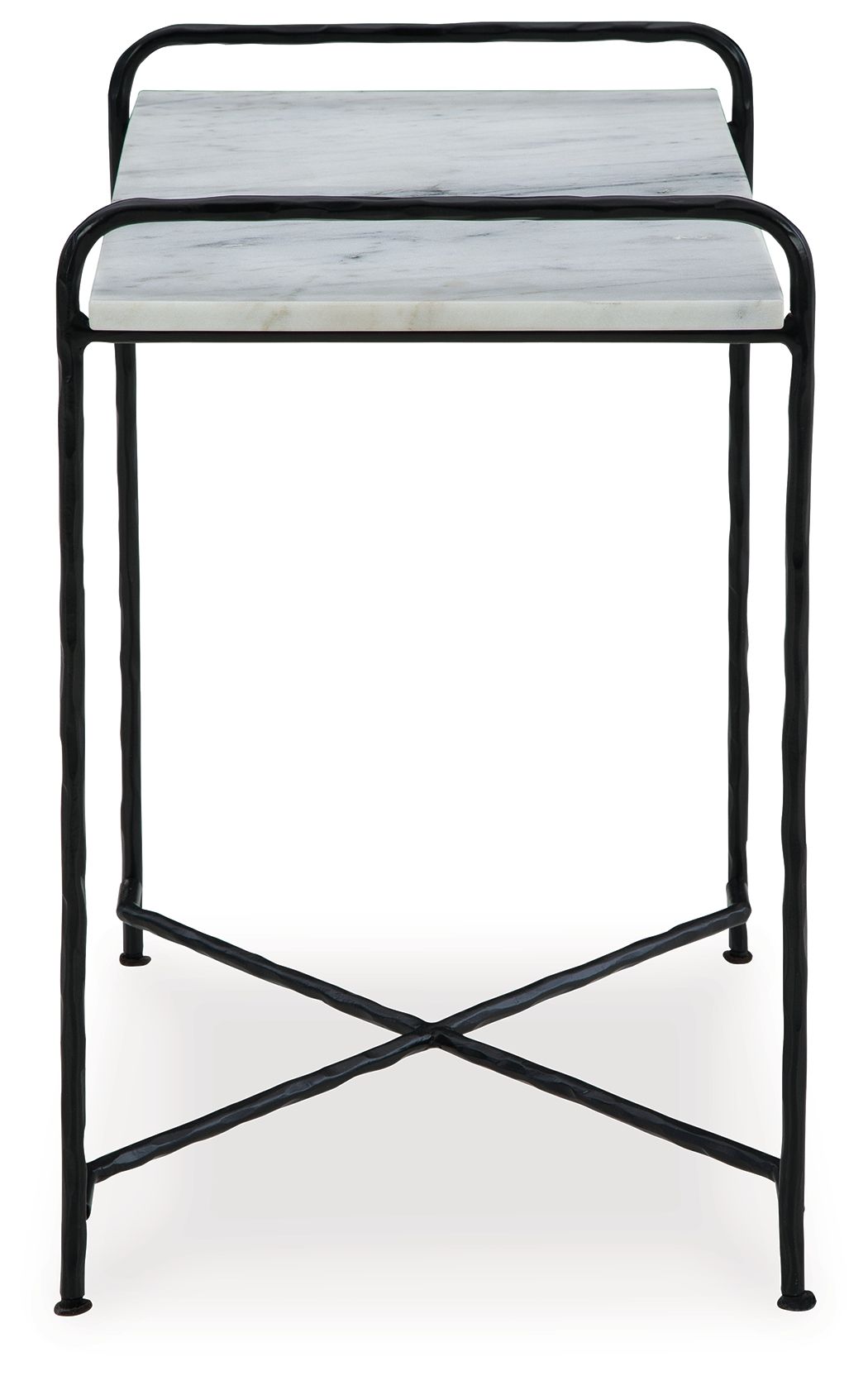 Ashber - Accent Table - White / Black by Ashley – view 4