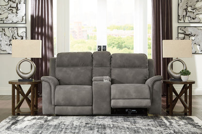 Next-Gen Durapella - Reclining Power Loveseat With Console by Ashley – view 8