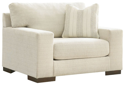Maggie - Chair and a Half - Birch by Ashley – Arm Chairs