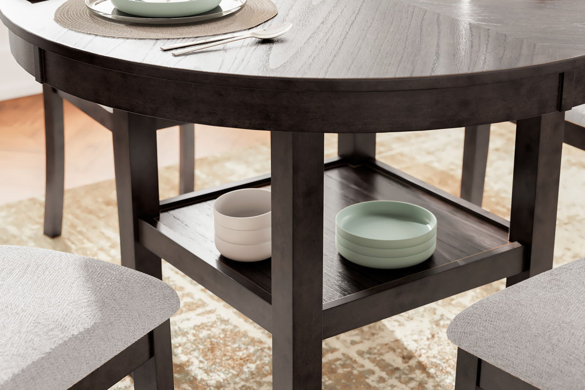 Langwest - Dining Room Table Set (Set of 5) - Brown by Ashley – view 4