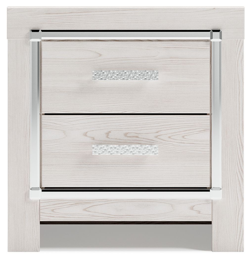 Altyra - Two Drawer Night Stand - White by Ashley – view 4