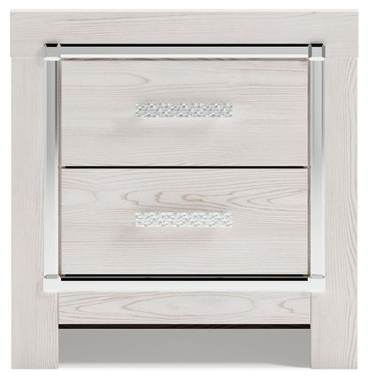 Altyra - Two Drawer Night Stand - White by Ashley – view 4