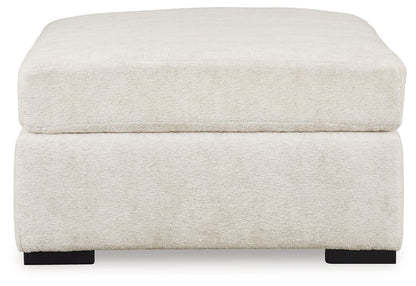 Chessington - Oversized Accent Ottoman - Ivory by Ashley – view 4