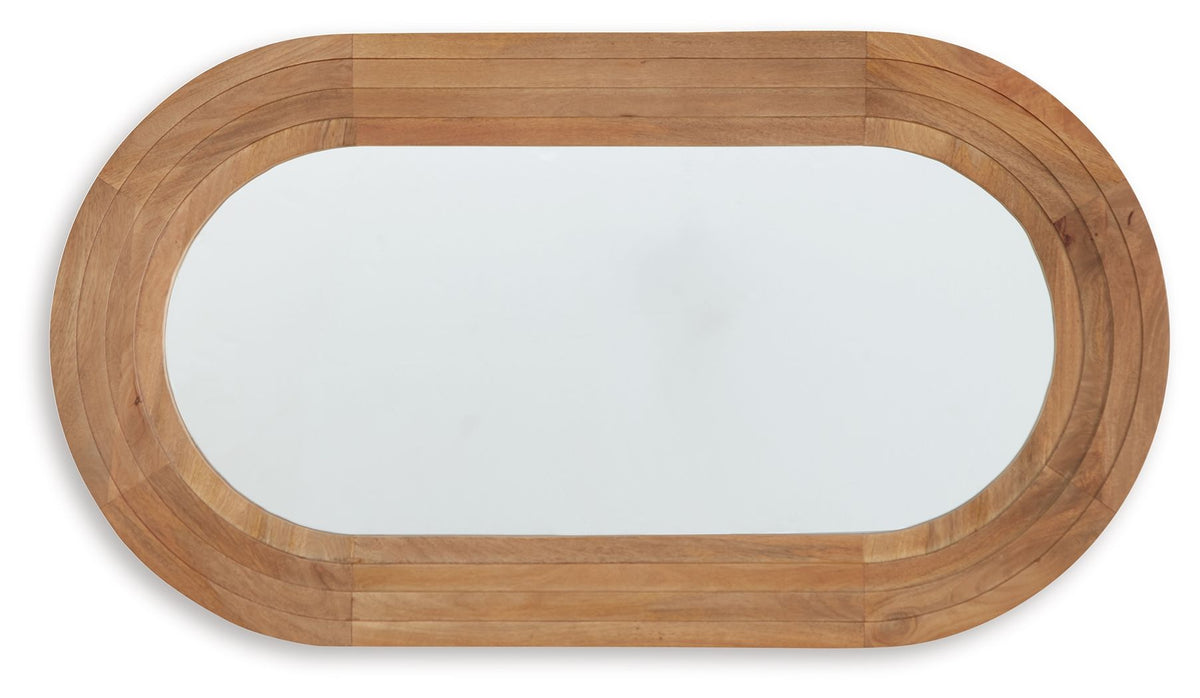 Daverly - Accent Mirror - Brown by Ashley – view 4