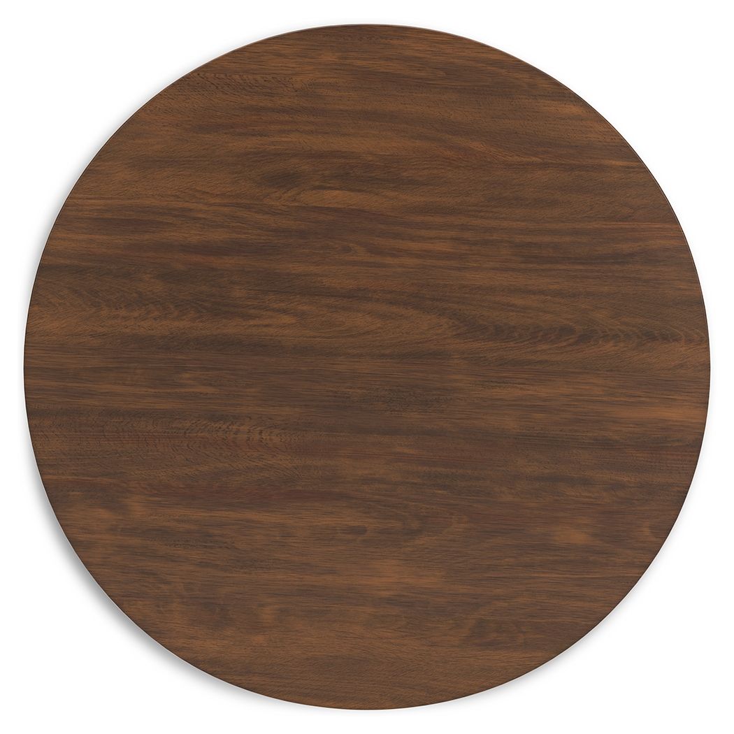 Lyncott - Round Dining Room Table - Brown by Ashley – view 4