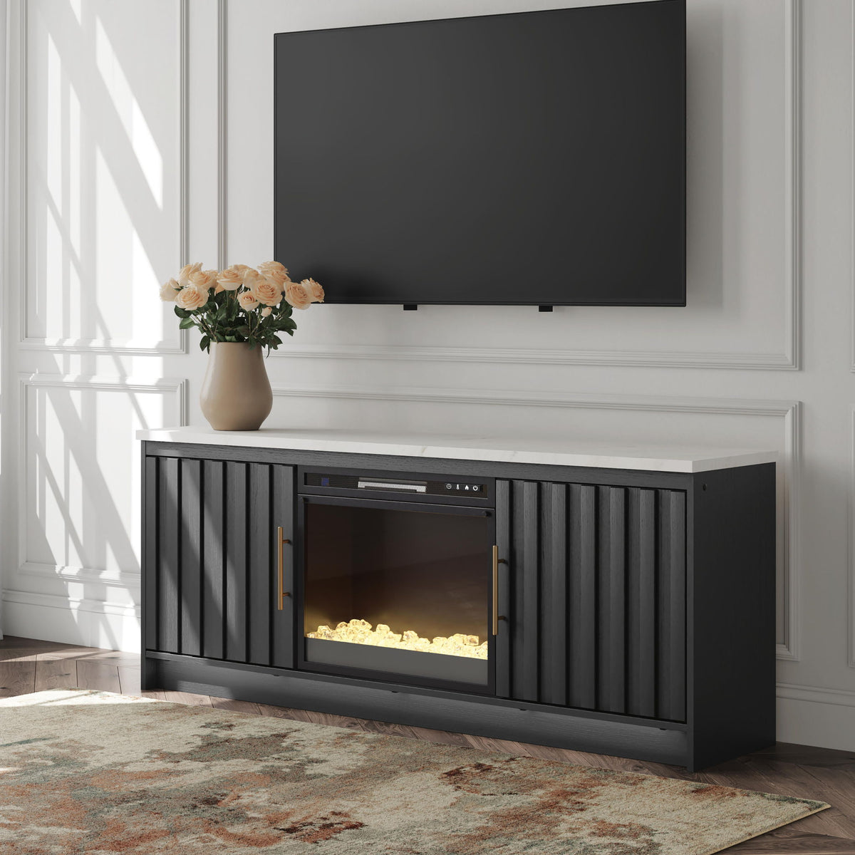 Cadmori - TV Stand With Fireplace Option by Ashley – view 12