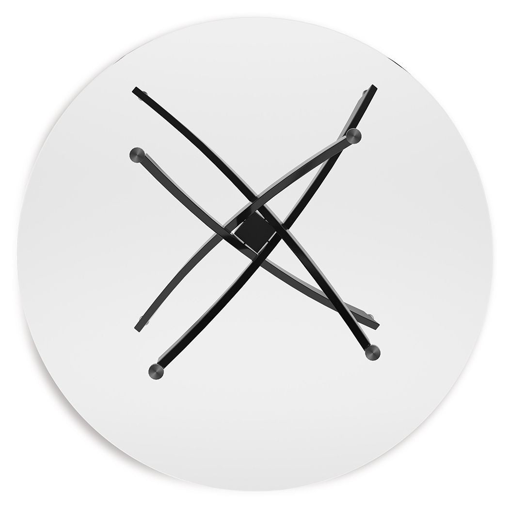 Pharwynn - Round Dining Room Table - Black by Ashley – view 4