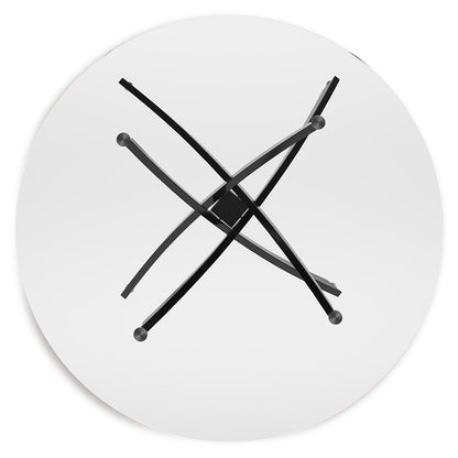 Pharwynn - Round Dining Room Table - Black by Ashley – view 4