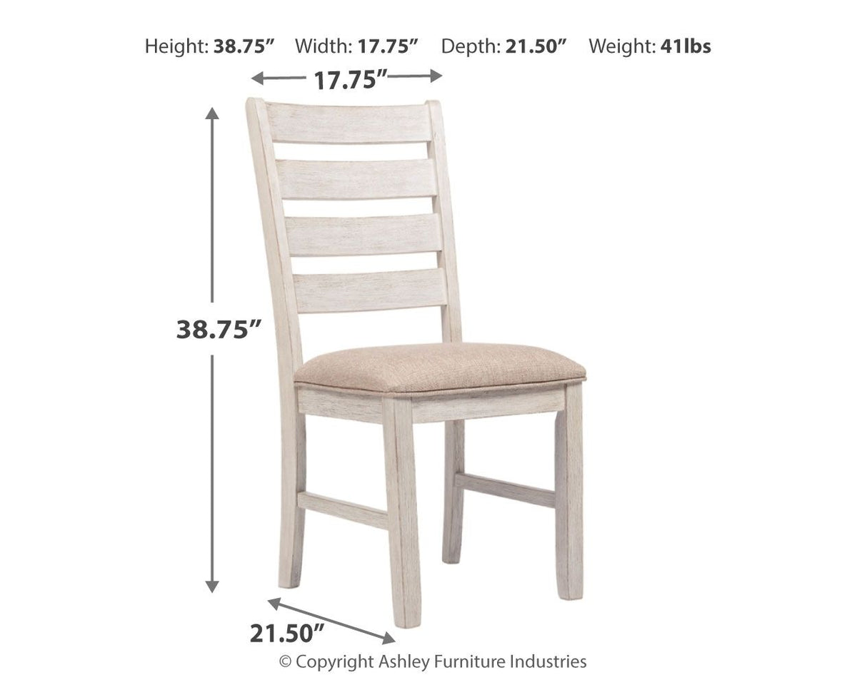 Skempton - Dining UPH Side Chair (Set of 2) - White by Ashley – view 4