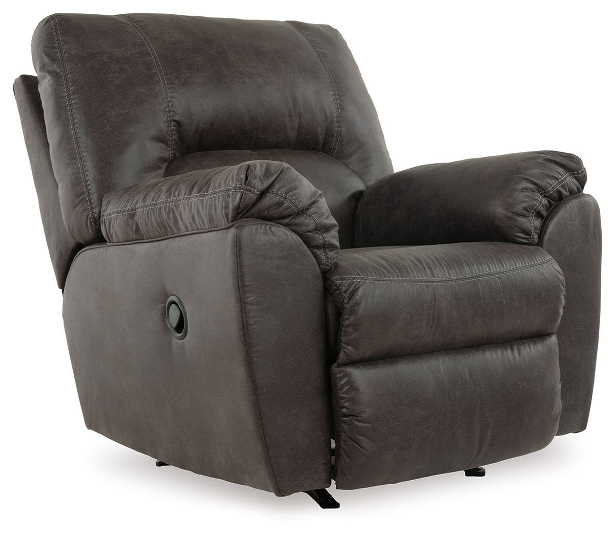Tambo - Rocker Recliner - Pewter by Ashley – Rocker Chairs