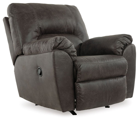 Tambo - Rocker Recliner - Pewter by Ashley – Rocker Chairs