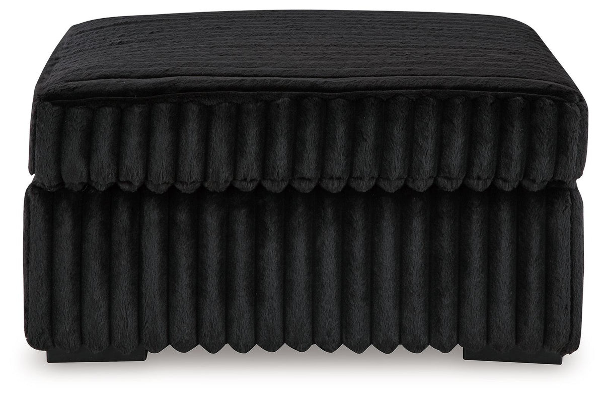 Midnight-Madness - Oversized Accent Ottoman by Ashley – view 12