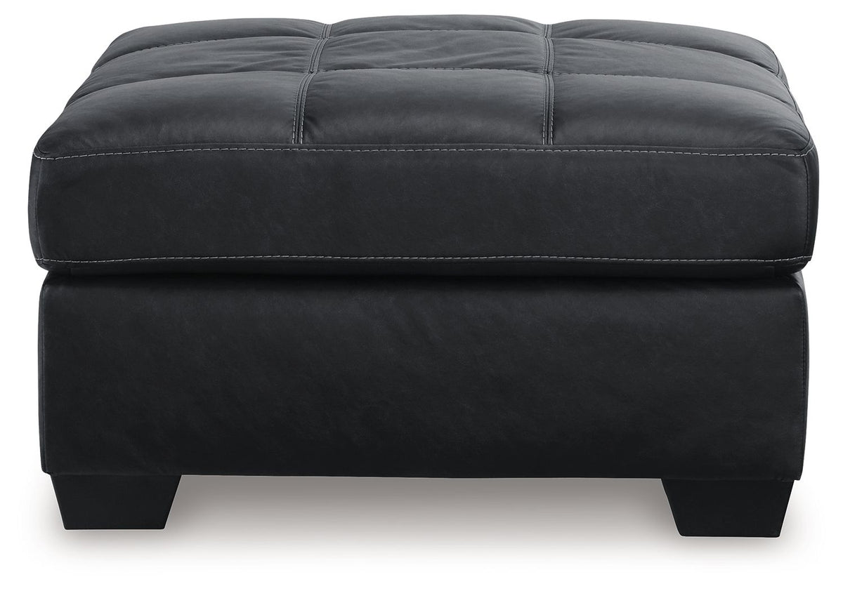Barlin Mills - Oversized Accent Ottoman - Carbon – view 4