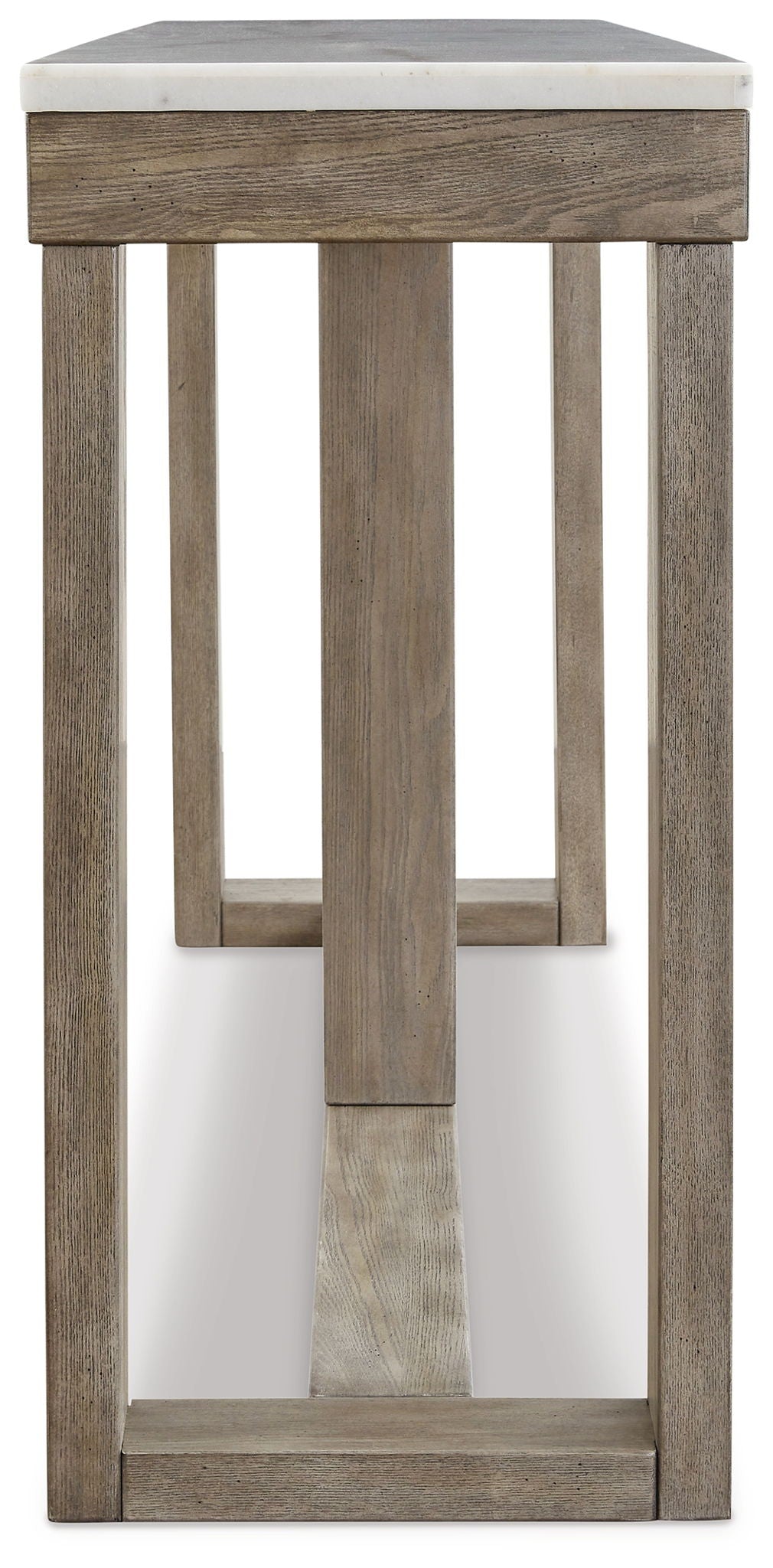 Loyaska - Sofa Table - Brown / Ivory by Ashley – view 4