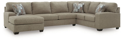 Newellen - 3 Piece Sectional – Stationary Sectionals