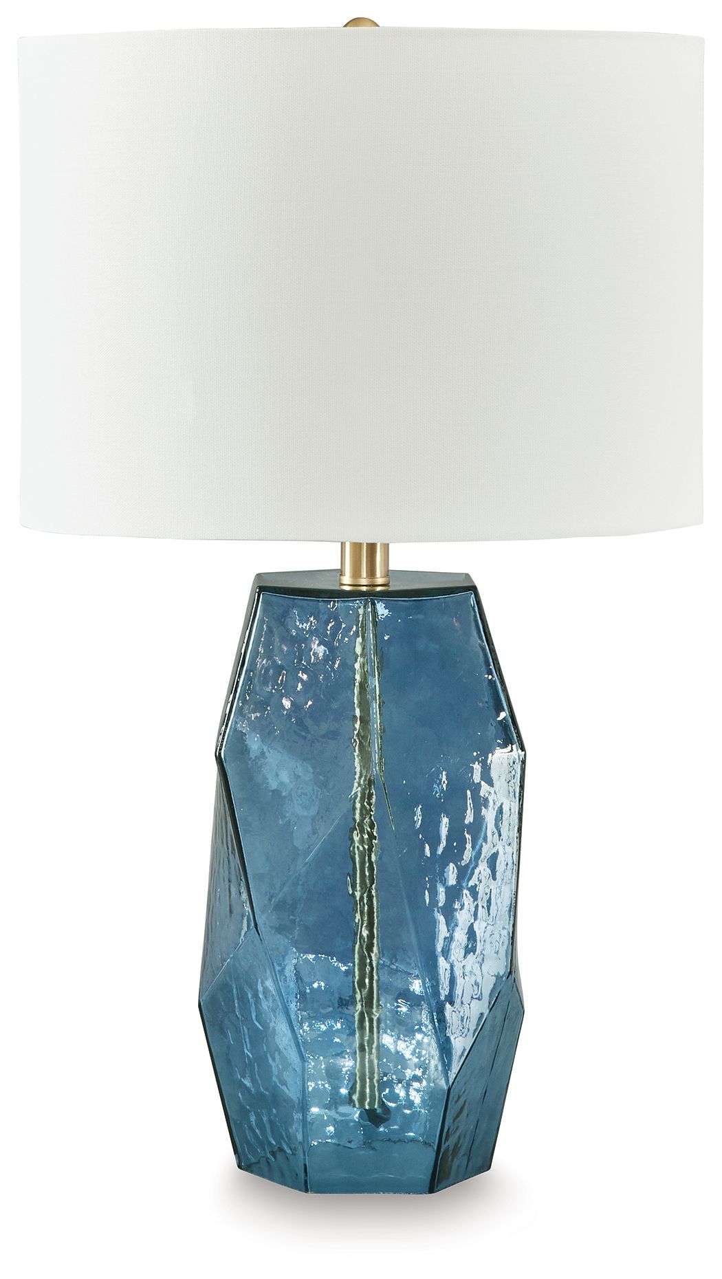 Tallow - Glass Table Lamp - Blue by Ashley – Table Lamps