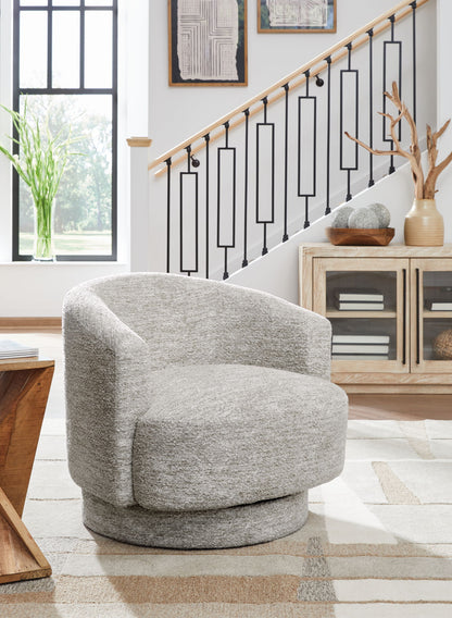 Wardsor - Swivel Chair - Stone by Ashley – view 4