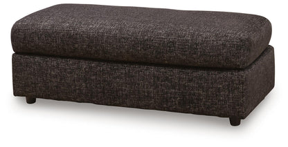 Lentiz - Oversized Accent Ottoman - Onyx by Ashley – Accent Ottomans