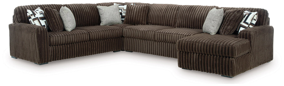 Midnight-Madness - 4 Piece Sectional by Ashley – view 12