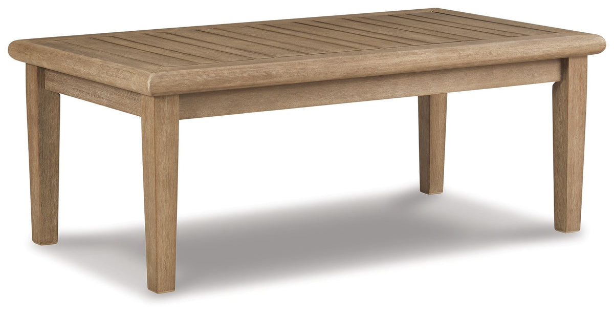 Gerianne - Rectangular Cocktail Table - Brown by Ashley – Coffee Tables