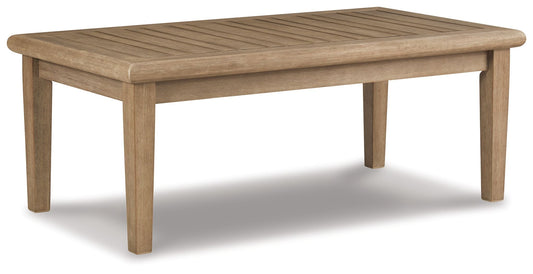 Gerianne - Rectangular Cocktail Table - Brown by Ashley – Coffee Tables