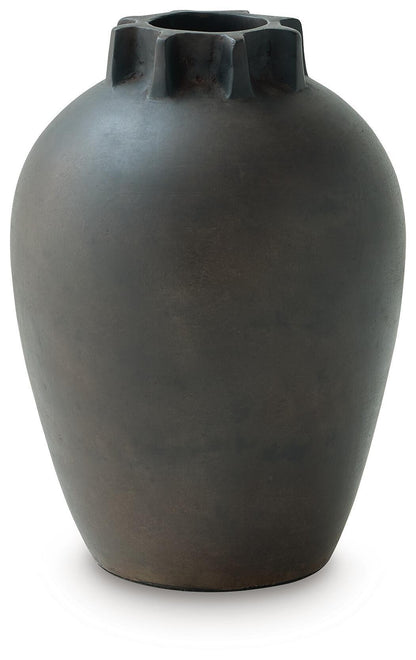 Kaslett - Vase - Antique Black by Ashley – Vases & Jars