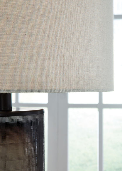 Dingerly - Glass Table Lamp - Brown by Ashley – view 4
