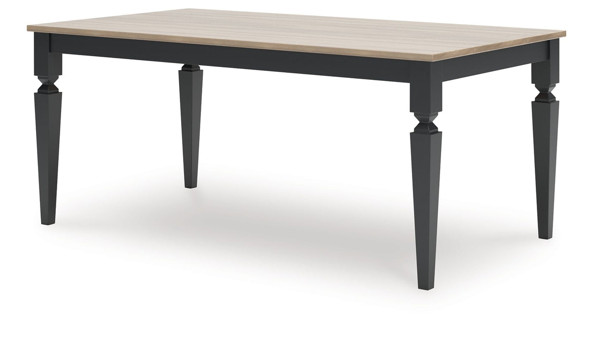Brenkerton - Rectangular Dining Room Table - Grayish Brown / Black by Ashley – view 4