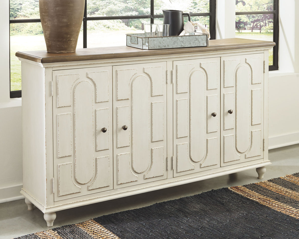 Roranville - Accent Cabinet - Antique White by Ashley – view 4