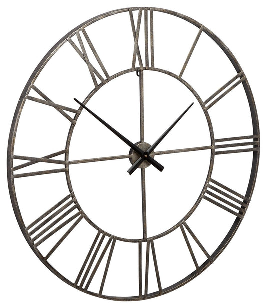 Paquita - Wall Clock - Antique Silver by Ashley – Wall Clocks