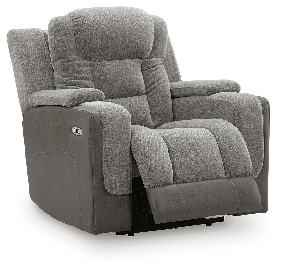 Mixed Motion - Power Recliner With Adjustable Headrest by Ashley – view 8