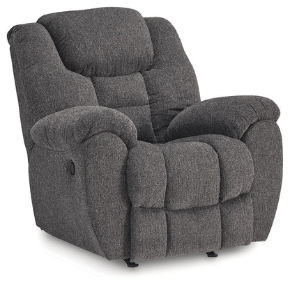 Foreside - Rocker Recliner - Charcoal by Ashley – Rocker Chairs