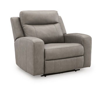 Ellis Court - Zero Wall Power Wide Recliner - Coin by Ashley – Reclining Chairs