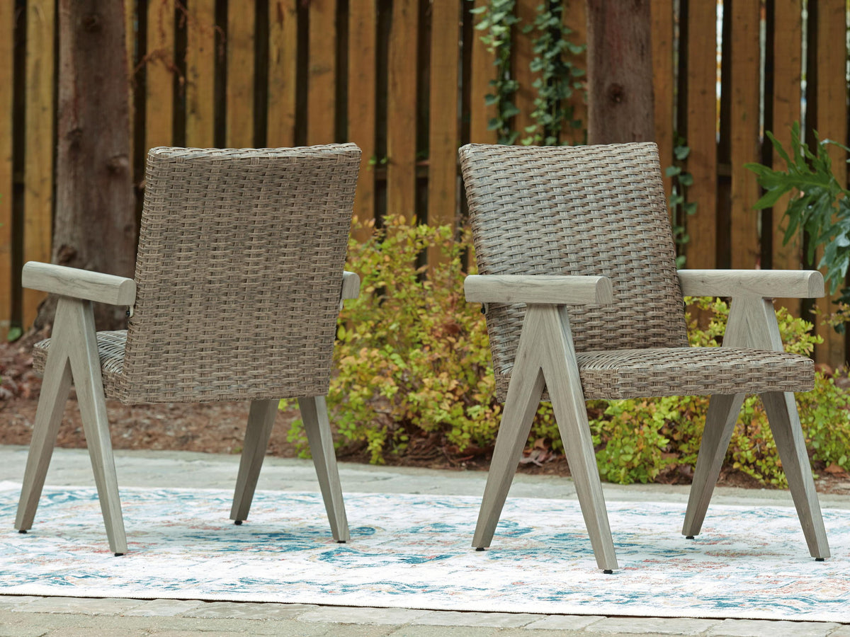 Cliff Trails - Arm Chair (Set of 2) - Beige by Ashley – view 4