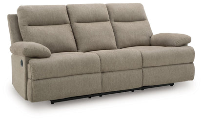 Side-Swipe - Reclining Sofa With Drop Down Table by Ashley – Reclining Sofas
