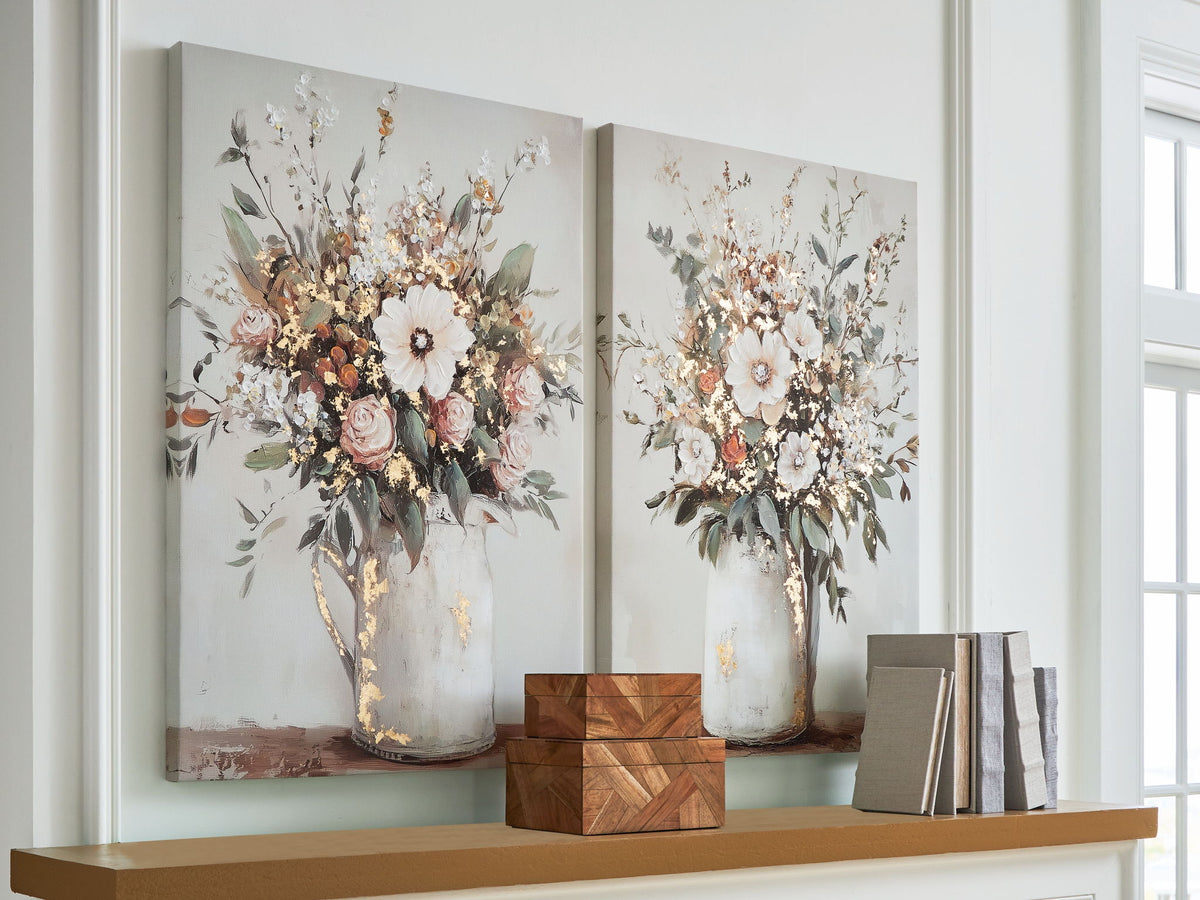 Faisaldon - Wall Art Set (Set of 2) - Multi by Ashley – view 4