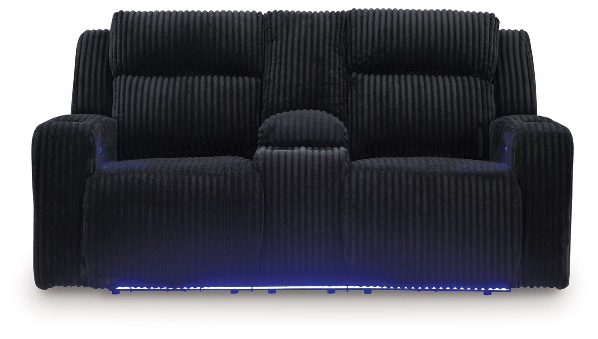 Forest Lake - Power Reclining Loveseat With Console / Adj Headrest by Ashley – view 8