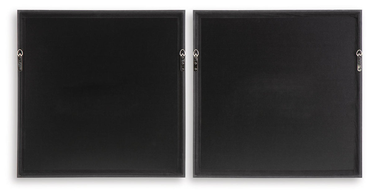 Dirkgrove - Wall Art Set (Set of 2) - Black / White / Brown by Ashley – view 4