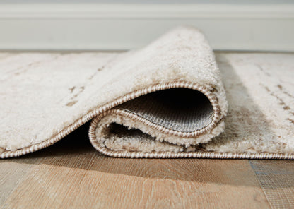 Kasney - 8' x 10' Rug - Cream / Brown by Ashley – view 4
