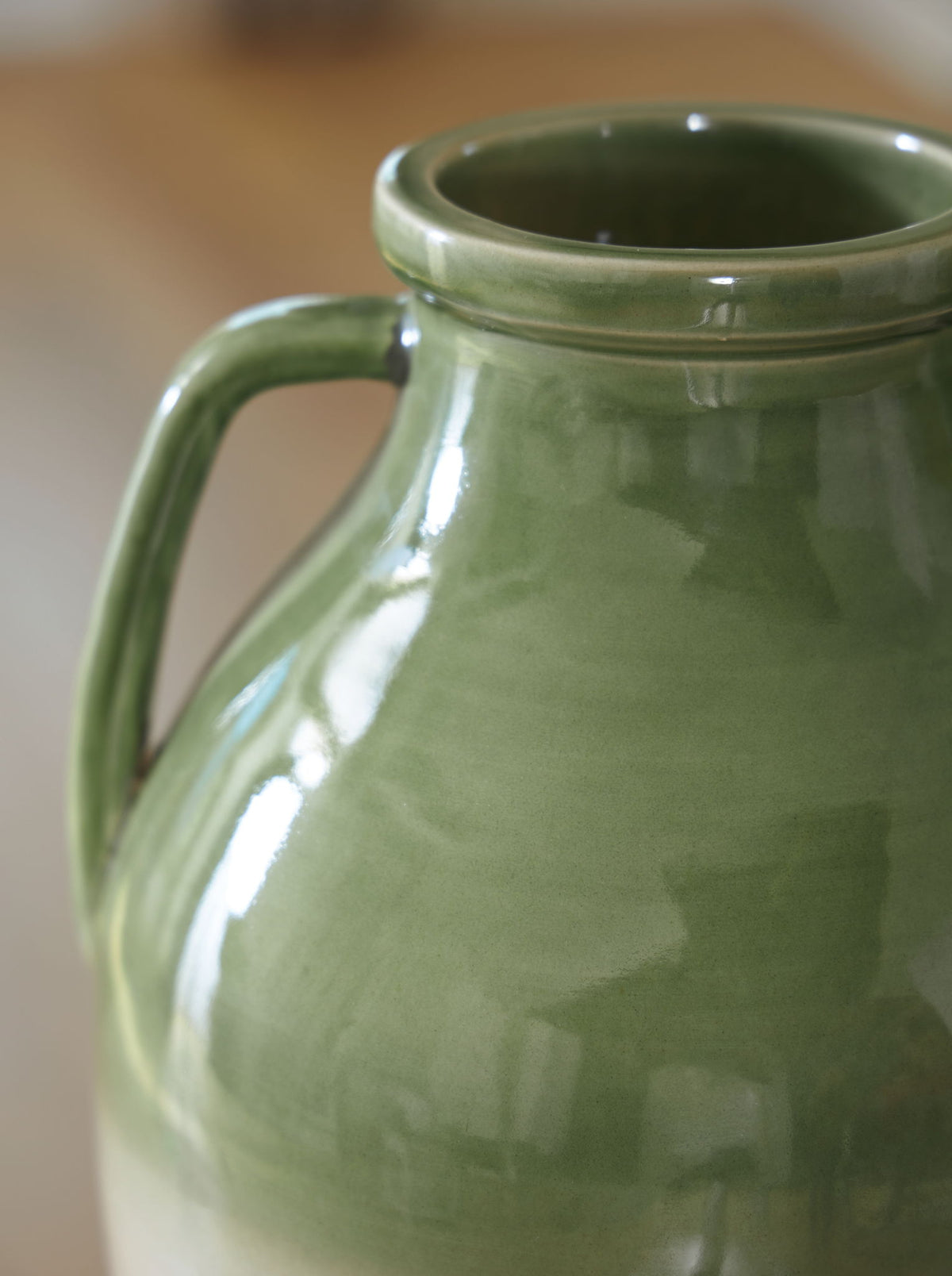 Andorbury - Vase - Green / Beige by Ashley – view 4